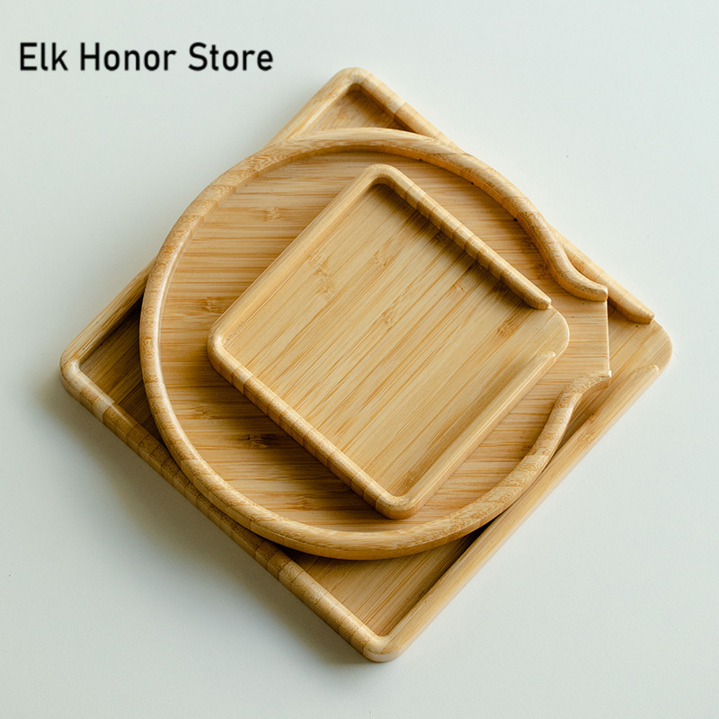 Bonsai Garden Home - Chinese Bamboo Food Tray Puer Tea