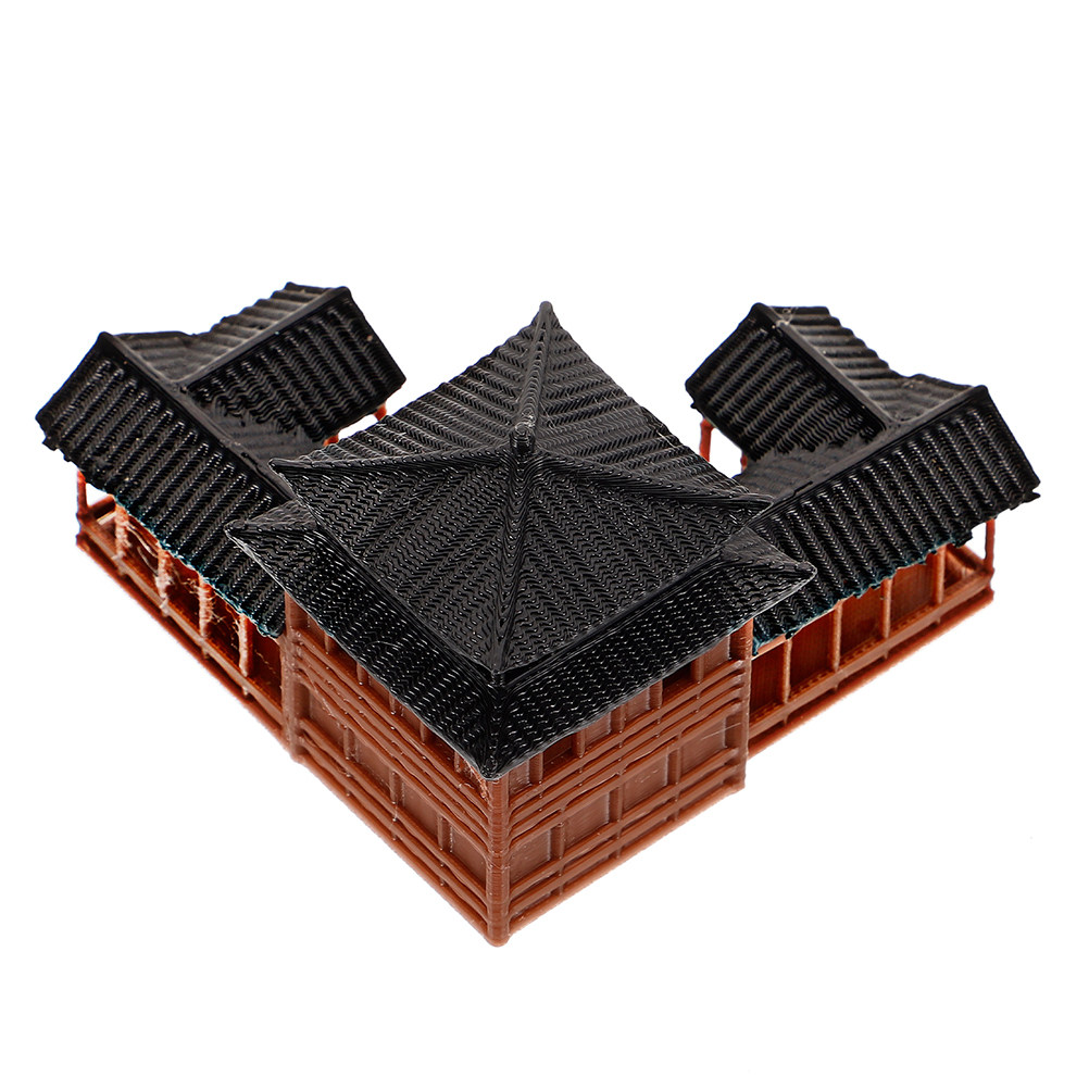 Japanese Garden Bonsai - Miniature Pagoda Sculpture Detailed Hexagon Tower