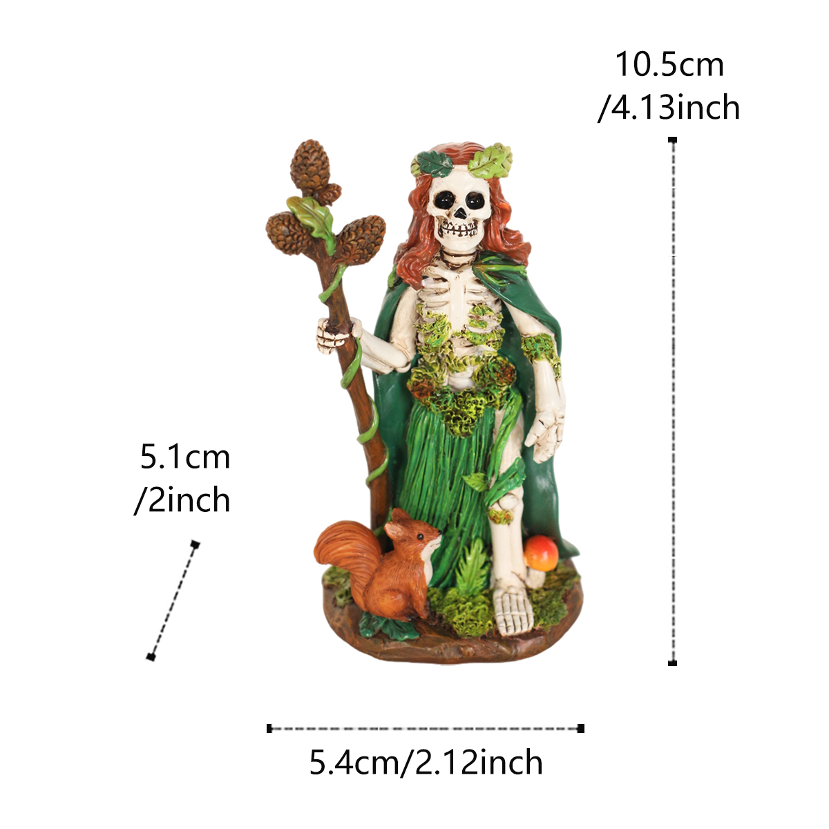 1PC Skeleton Forest Goddess, O - Bonsai Garden Home review and price