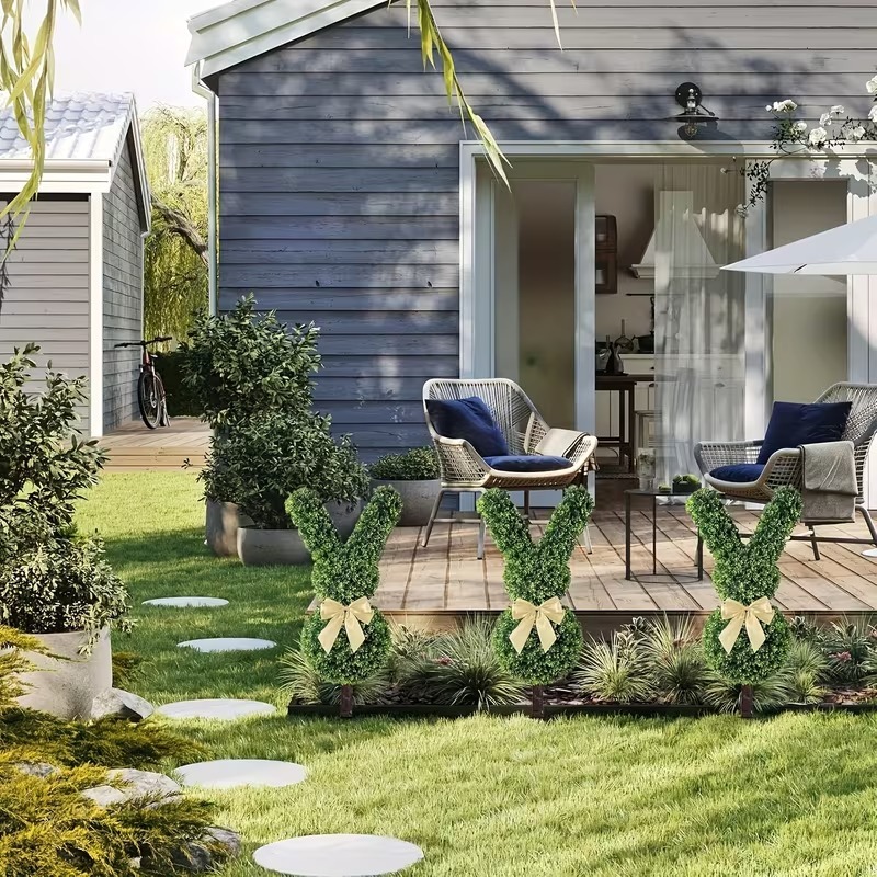 1/2PCS 19.69InEaster Rabbit Ga - Bonsai Garden Home review and price