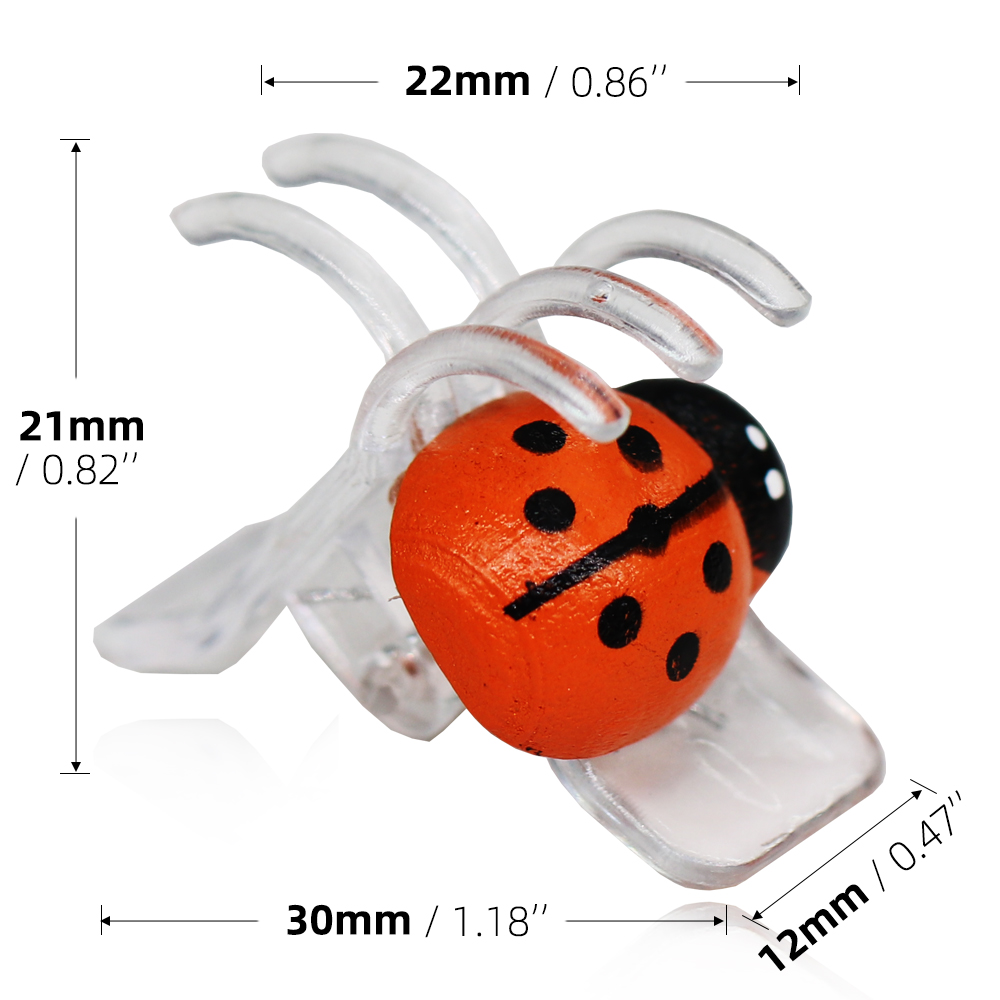 10-800PCS Ladybird Orchid Clip - Bonsai Garden Home review and price