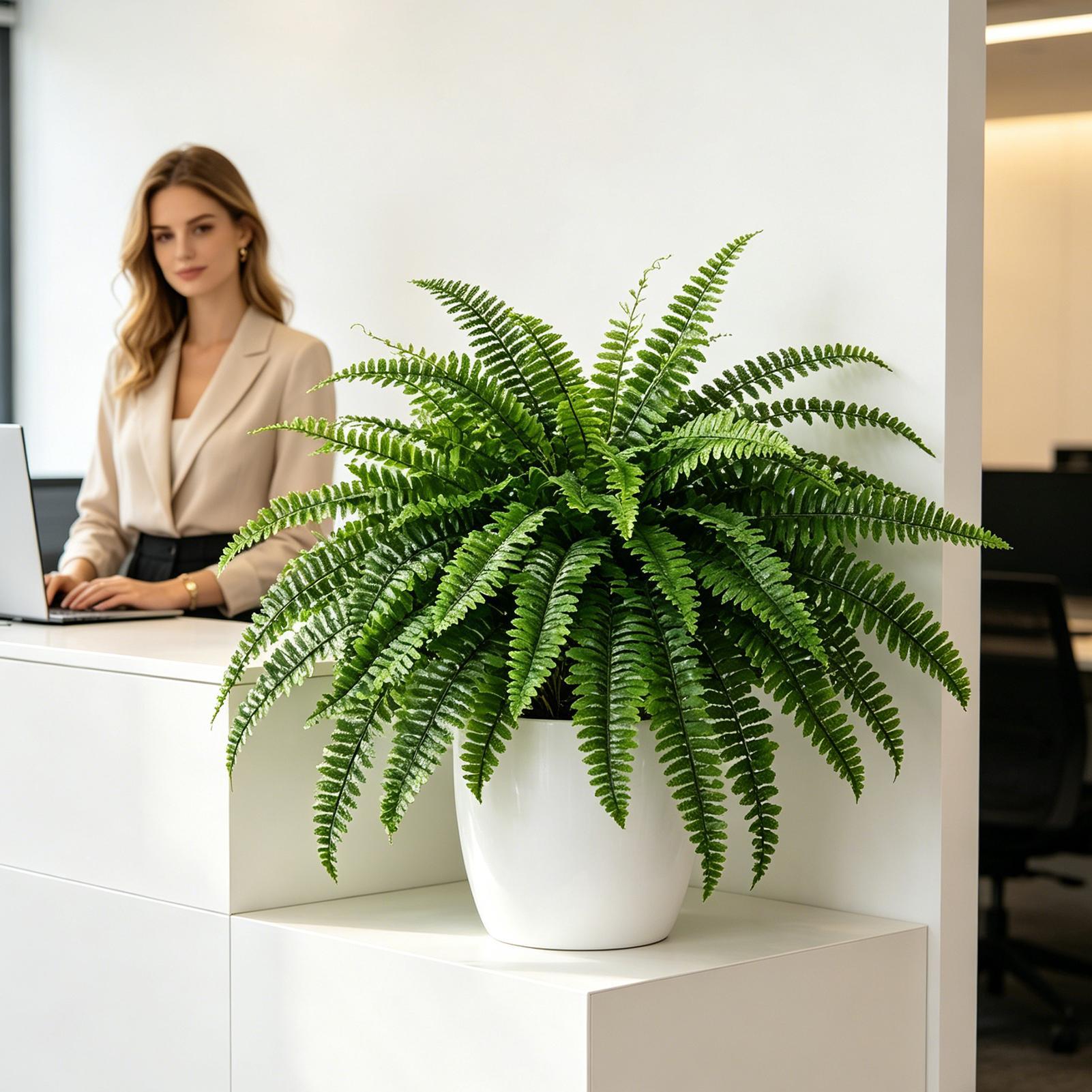 52cm UV Resistant Faux Ferns,  - Bonsai Garden Indoor review and price