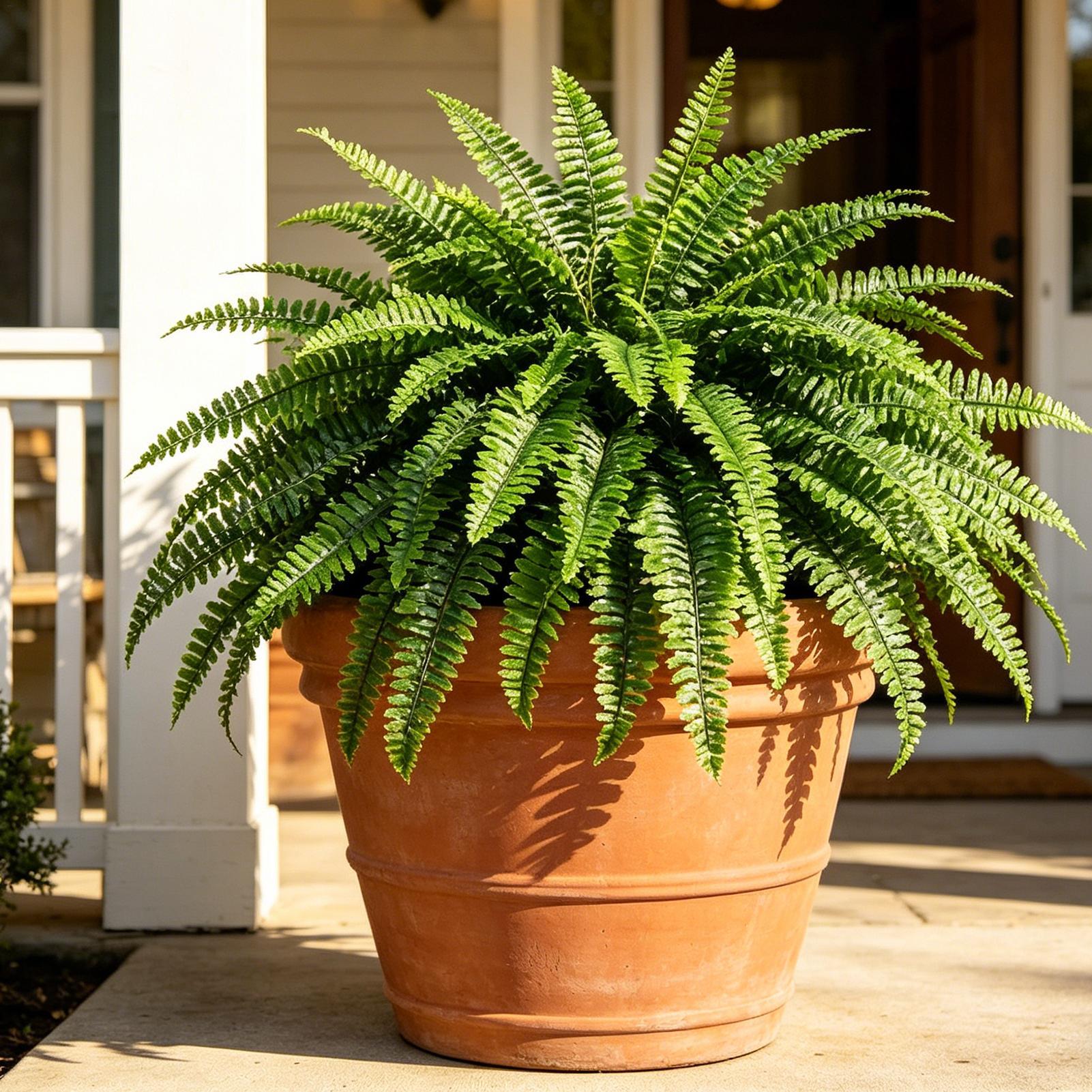 52cm UV Resistant Faux Ferns,  - Bonsai Garden Indoor review and price