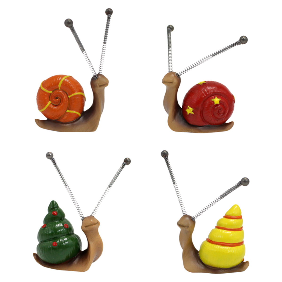 4pcs, Mini Snail Sculpture Bon - Bonsai Garden Home review and price