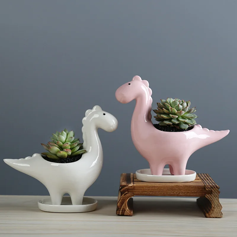 Ceramic Cartoon Dinosaur Plant - Japanese Garden Bonsai review and price
