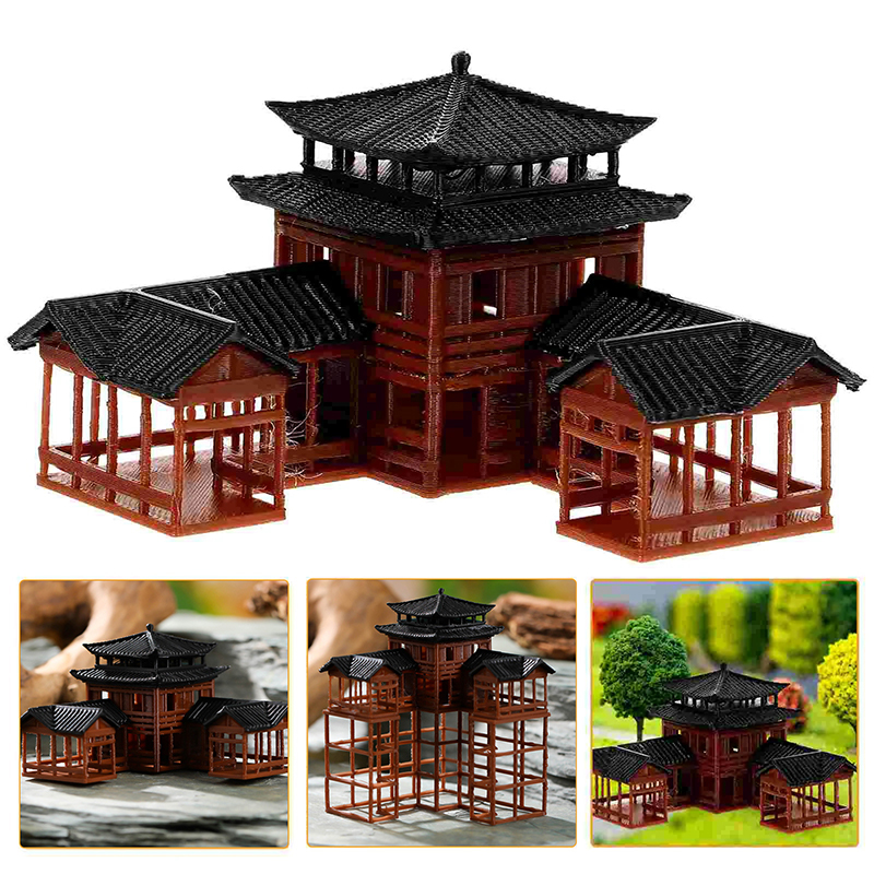 Ancient Building Model Miniatu - Japanese Garden Bonsai review and price
