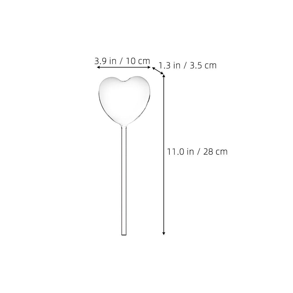 3Pcs Heart Shaped Glass Self W - Bonsai Garden Home review and price