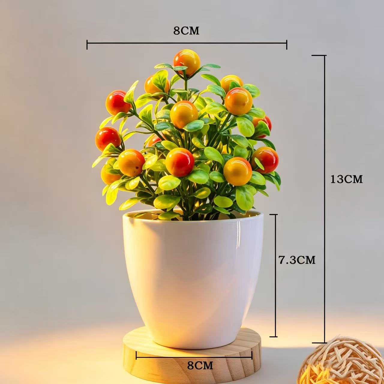 Artificial Fruits Tree Bonsai  - Bonsai Garden Home review and price