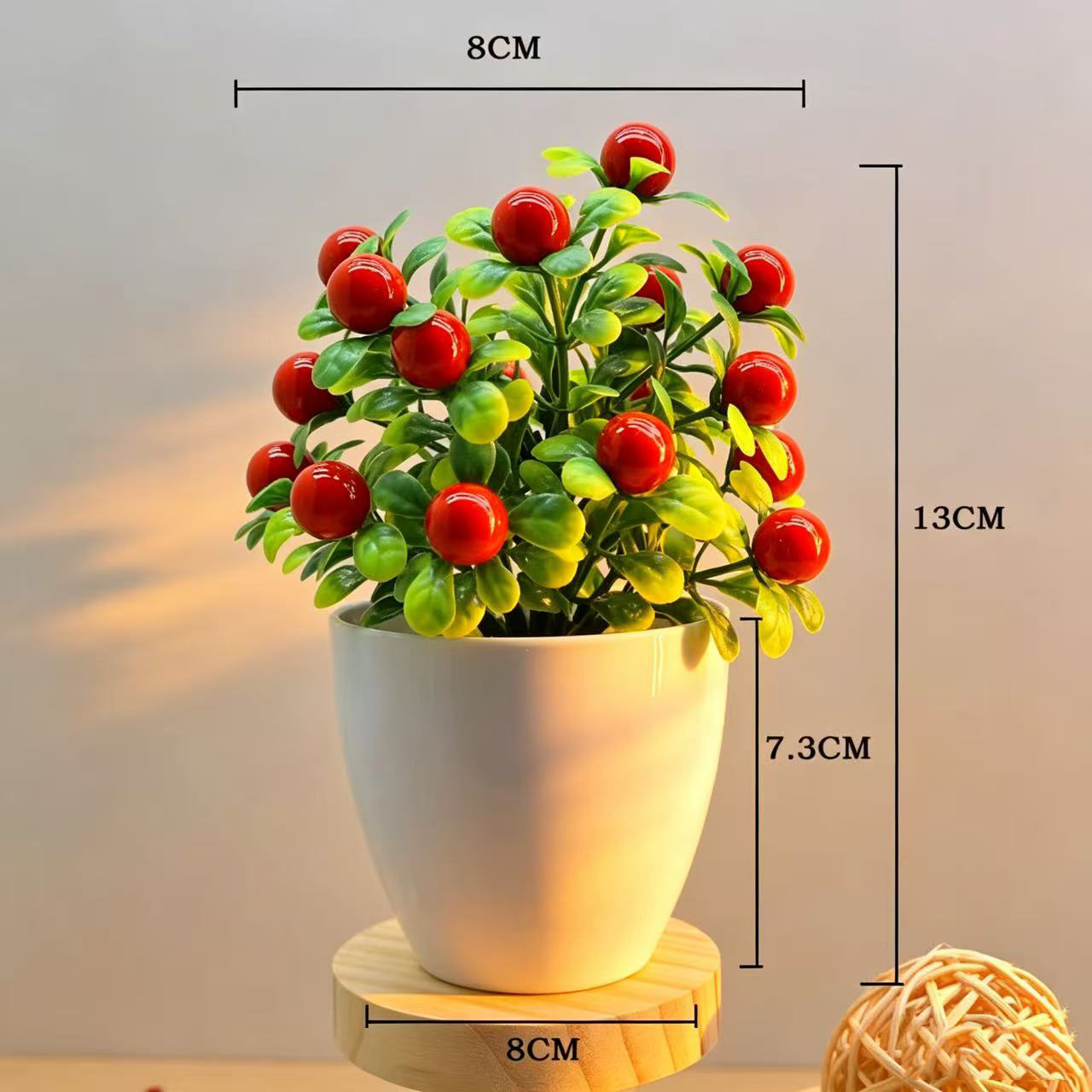 Artificial Fruits Tree Bonsai  - Bonsai Garden Home review and price