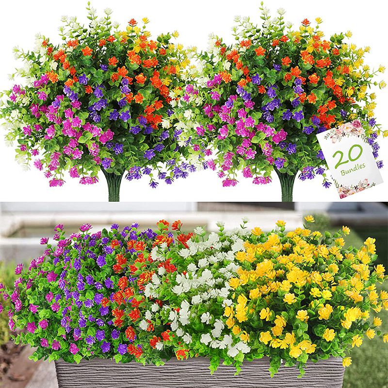 3/6pcs Artificial Plant Flower - Bonsai Garden Ideas review and price