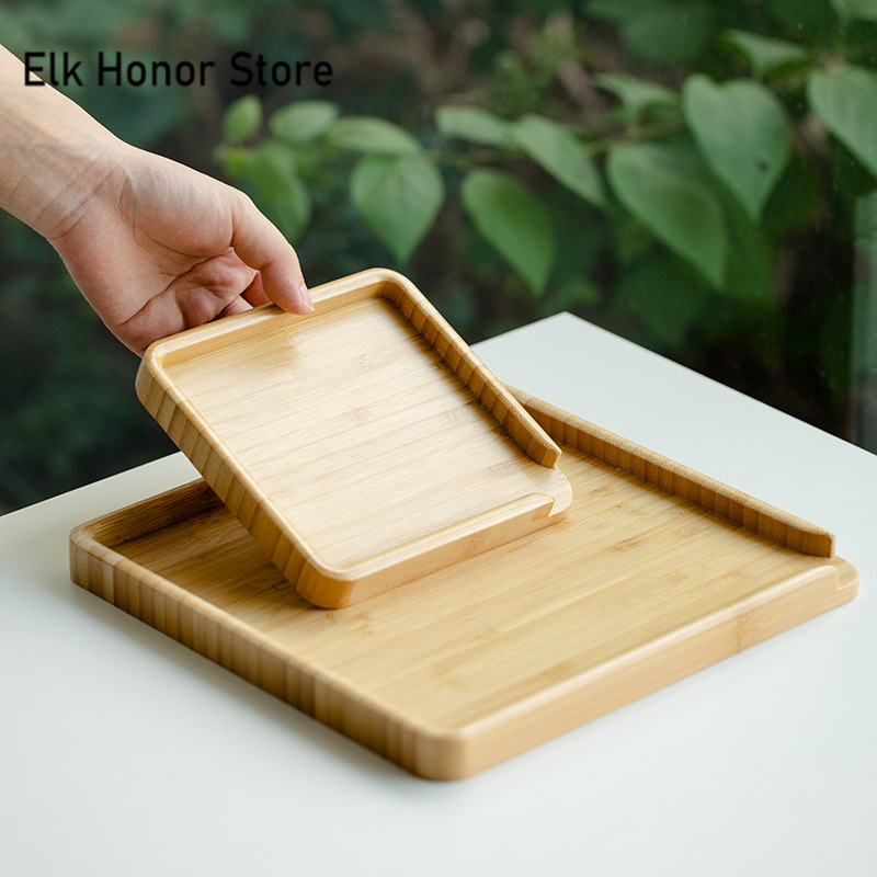 Chinese Bamboo Food Tray Puer  - Bonsai Garden Home review and price
