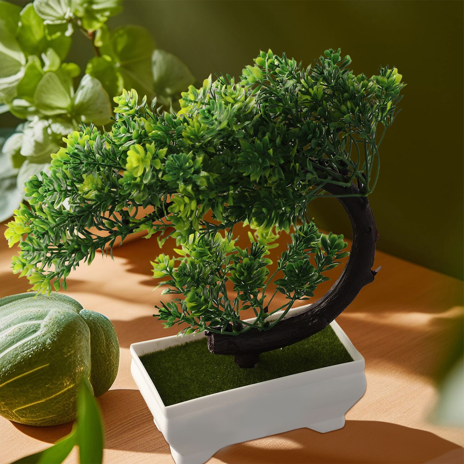 Plastic potted bonsai ornament - Bonsai Garden Indoor review and price