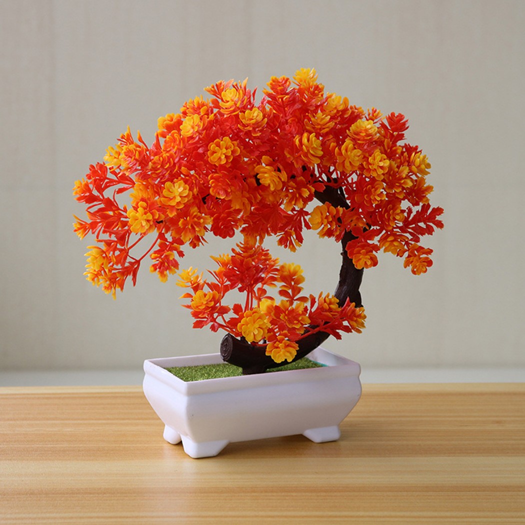 Plastic potted bonsai ornament - Bonsai Garden Indoor review and price