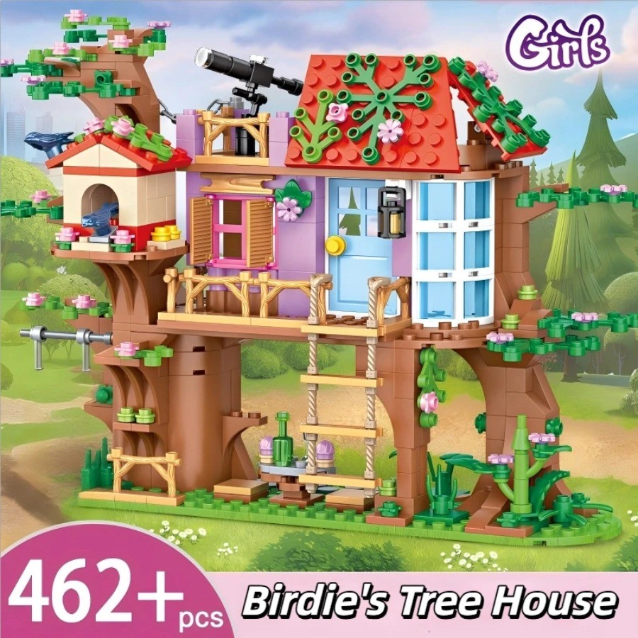 462pcs City Friends Bird Tree  - Bonsai Garden Ideas review and price