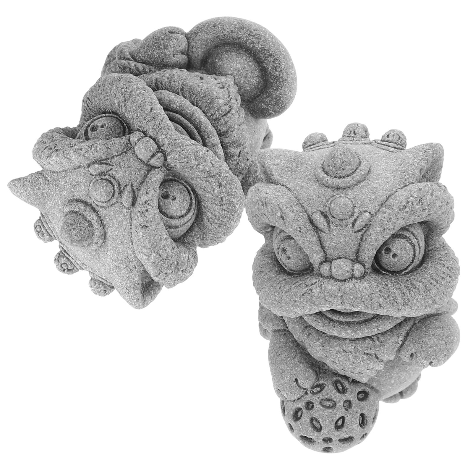 1Pair Small Lion Statue Faux S - Bonsai Garden Indoor review and price