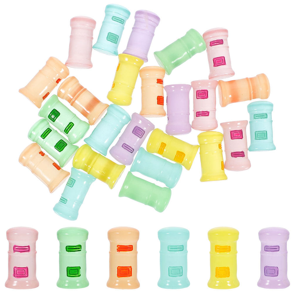 60Pcs Glow in The Dark Mini Re - Bonsai Garden Decor review and price