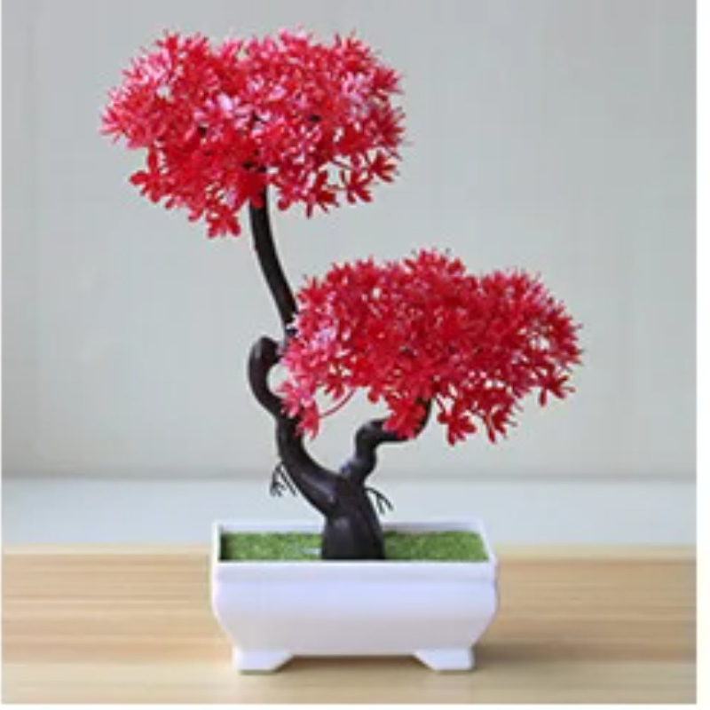 Artificial Small Tree Potted P - Bonsai Garden Home review and price