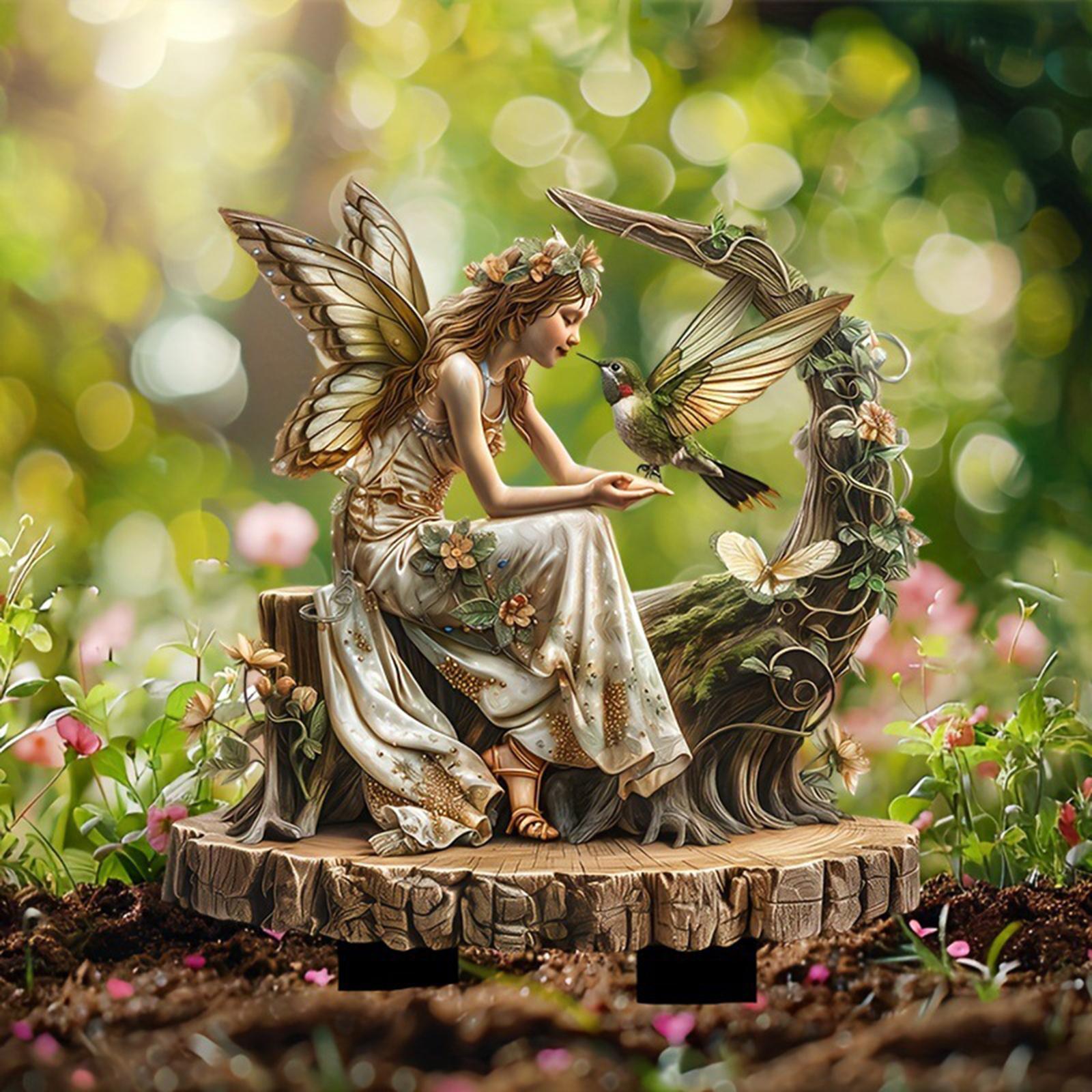 Fairy Decorative Garden Stake  - Bonsai Garden Indoor review and price