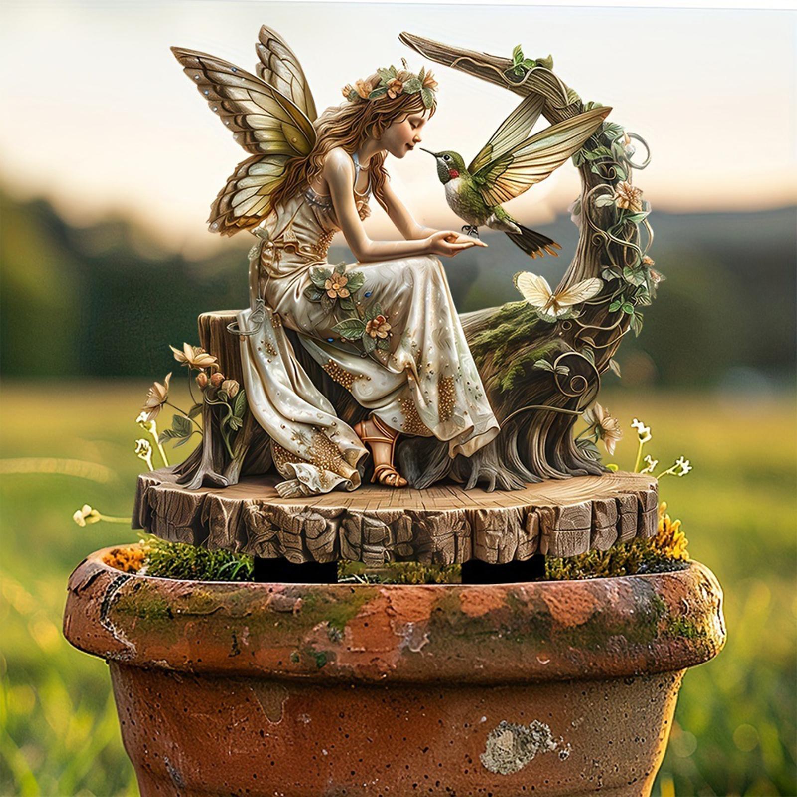 Fairy Decorative Garden Stake  - Bonsai Garden Indoor review and price